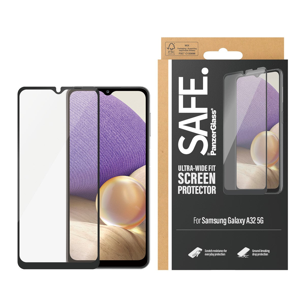SAFE. by PanzerGlass® Displayschutz Samsung Galaxy A32 5G